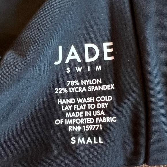 Jade Swim Apex One Shoulder Bikini Top in Black (S) - Picture 11 of 15